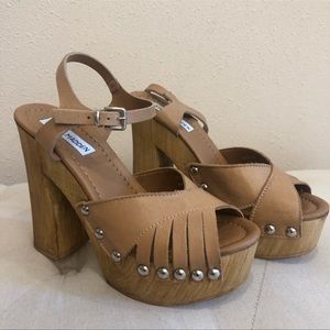 Vintage SteveMadden an Beatree Woodplatform sandal